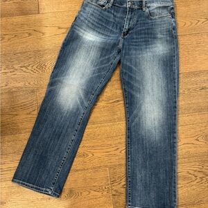 Lucky Brand Blue Straight-Leg Jeans Vintage 363. 34x30